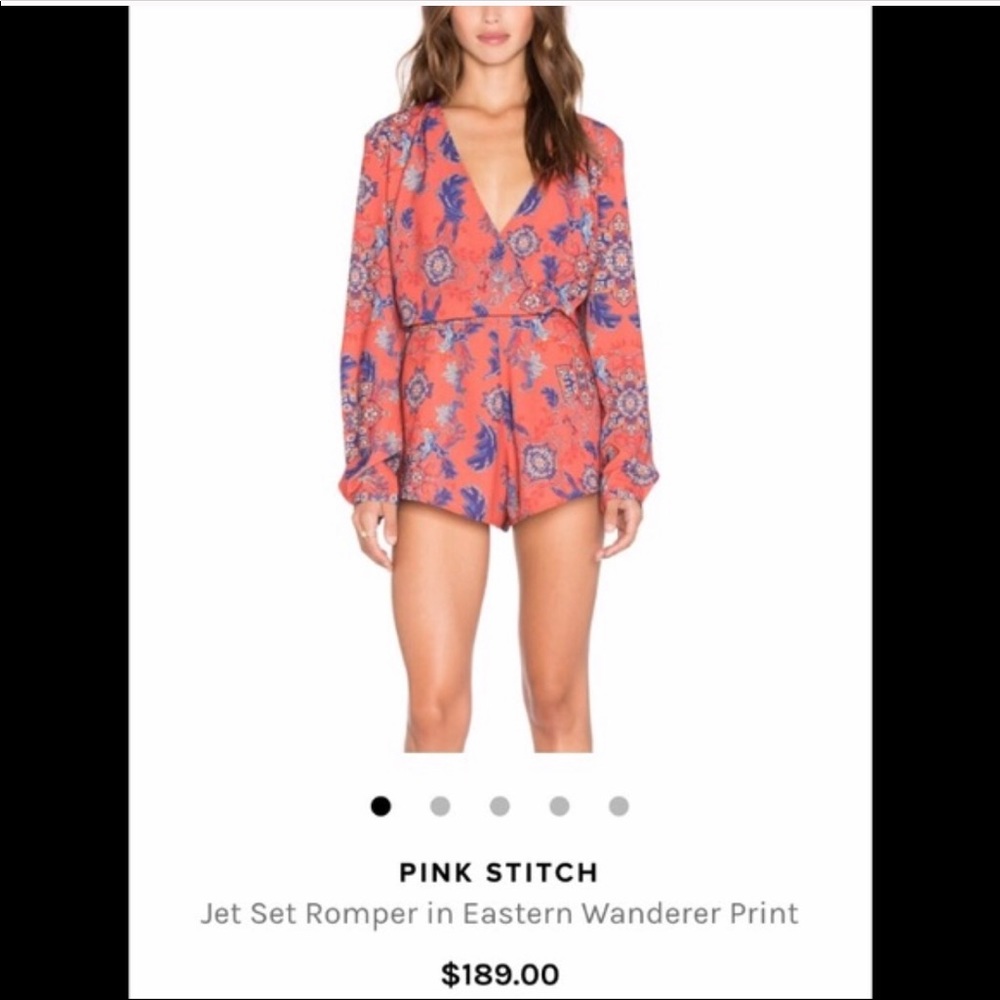 Bohemian romper by Revolve brand “Pink Stitch”